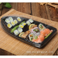 Disposable Plastic Compartment Sushi Boat Serving Tray
